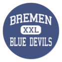 Bremen - Blue Devils - High - Bremen Georgia stickers