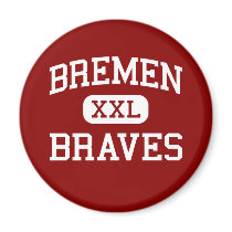 Bremen - Braves - High - Midlothian Illinois magnets