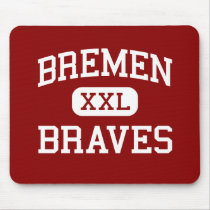 Bremen - Braves - High - Midlothian Illinois Mouse Mat
