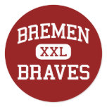 Bremen - Braves - High - Midlothian Illinois stickers
