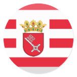Bremen Flag Gem stickers