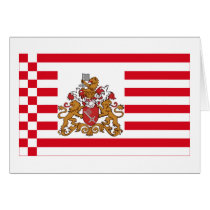 Bremen Flag with Greater Arms cards by Vexillophile Bremen Flag with Greater Arms cards