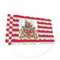 Bremen Flag with Greater Arms stickers by Vexillophile Bremen Flag with Greater Arms stickers