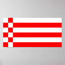 Bremen, Germany flag Poster