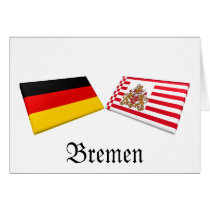 Bremen, Germany Flag Tiles cards by Vexillophile Bremen, Germany Flag Tiles cards