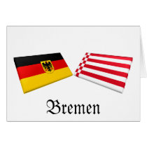 Bremen, Germany Flag Tiles cards by Vexillophile Bremen, Germany Flag Tiles cards