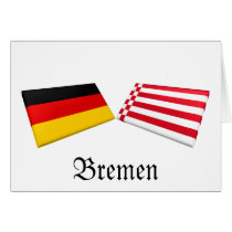 Bremen, Germany Flag Tiles cards by Vexillophile Bremen, Germany Flag Tiles cards