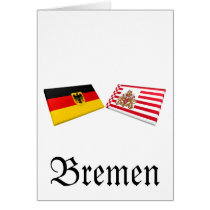 Bremen, Germany Flag Tiles cards by Vexillophile Bremen, Germany Flag Tiles cards