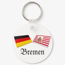 Bremen, Germany Flag Tiles keychains