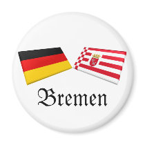 Bremen, Germany Flag Tiles magnets