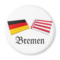 Bremen, Germany Flag Tiles magnets