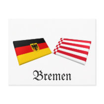 Bremen, Germany Flag Tiles postcards by Vexillophile Bremen, Germany Flag Tiles postcards