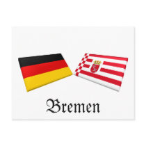 Bremen, Germany Flag Tiles postcards by Vexillophile Bremen, Germany Flag Tiles postcards