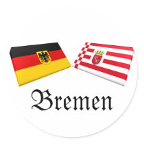 Bremen, Germany Flag Tiles stickers by Vexillophile Bremen, Germany Flag Tiles stickers