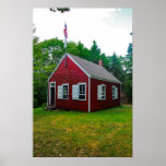 Bremen Long Island Schoolhouse Poster Print