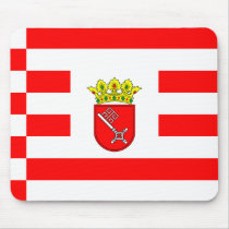 Bremen (Middle Arms), Georgia flag Mousepads