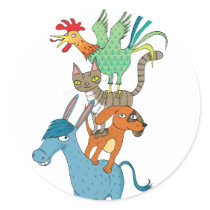 Bremen musicians round sticker