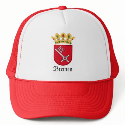 Bremen Wappen Coat of Arms Mesh Hat by wesleyowns
