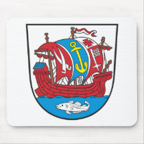Bremerhafen Coat of Arms Mousepad by FlagTshirts Bremerhafen Coat of Arms Mousepad
