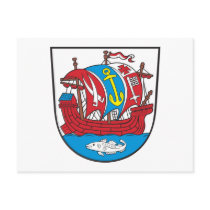Bremerhafen Coat of Arms Postcard by FlagTshirts Bremerhafen Coat of Arms Postcard