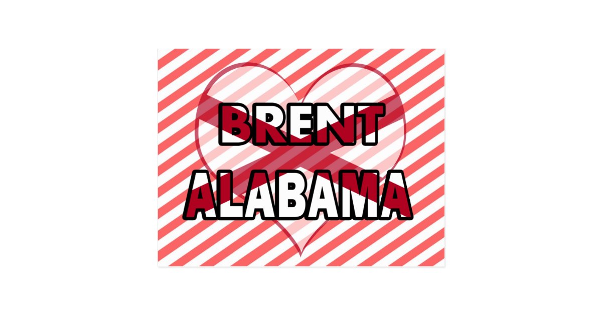Brent, Alabama Postcard Zazzle