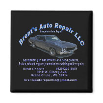 BRENTS AUTO REPAIR magnet by DODGERFL BRENTS AUTO REPAIR magnet