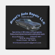 BRENTS AUTO REPAIR magnet