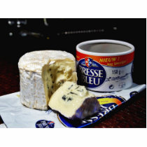 Bresse Bleu Cheese photo sculptures