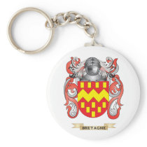 Bretagne Coat of Arms (Family Crest) Keychain