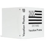 Bretagne flag with name vinyl binders