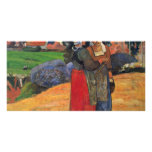 Breton Farmers By Gauguin Paul (Best Quality) Custom Photo Card