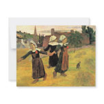 Breton Girls Dancing Pont-Aven By Paul Gauguin Invite