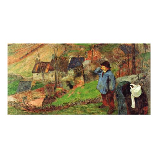 Breton Shepherd By Gauguin Paul (Best Quality) Photo Card