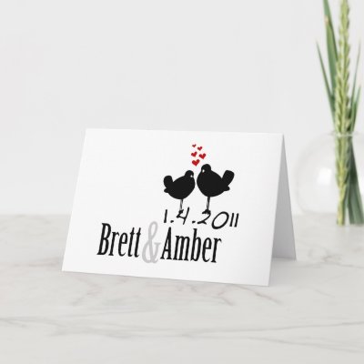 Custom Wedding Logo Cards