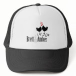 Brett & Amber Custom Wedding Logo Mesh Hat