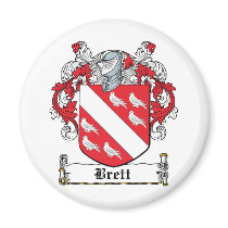 Brett Family Crest magnets