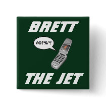 Brett (Favre) the Jet Pinback Button