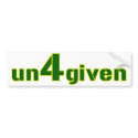 Brett Favre Un4given Bumper Sticker bumper stickers