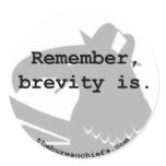 Brevity Is Sticker