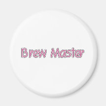 Brew Master Fridge Magnet