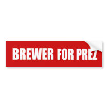 BREWER 2012 BUMPER STICKERS