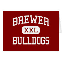 Brewer - Bulldogs - Middle - Greenwood Greeting Card