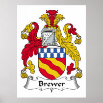 Brewer Family Crest Print
