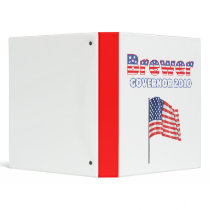 Brewer Patriotic American Flag 2010 Elections Vinyl Binders