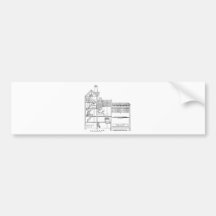 Brewery Blueprint Bumper Stickers