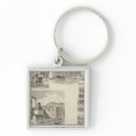 Brewery of Paul Reising, New Albany Key Chains