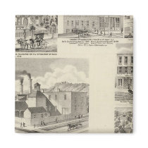 Brewery of Paul Reising, New Albany Refrigerator Magnet