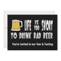 Brewery Tour  or Beer Club Tasting Invitation