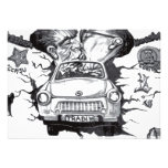 Brezhnev & Honecker,East Side Gallery, Berlin Wall Announcements