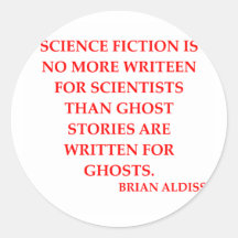 brian aldiss round stickers